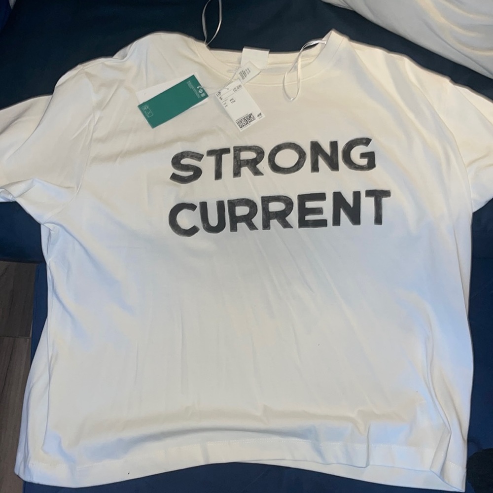 White “Strong Current” Shirt (new)